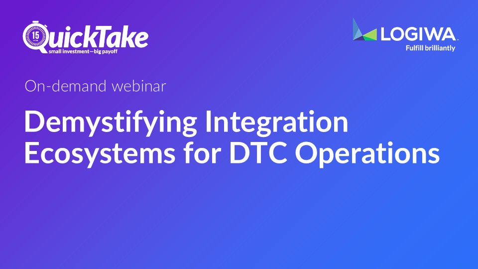 Demysfying Integration Ecosystems for DTC Operations Demysfying Integration Ecosystems for DTC Operations