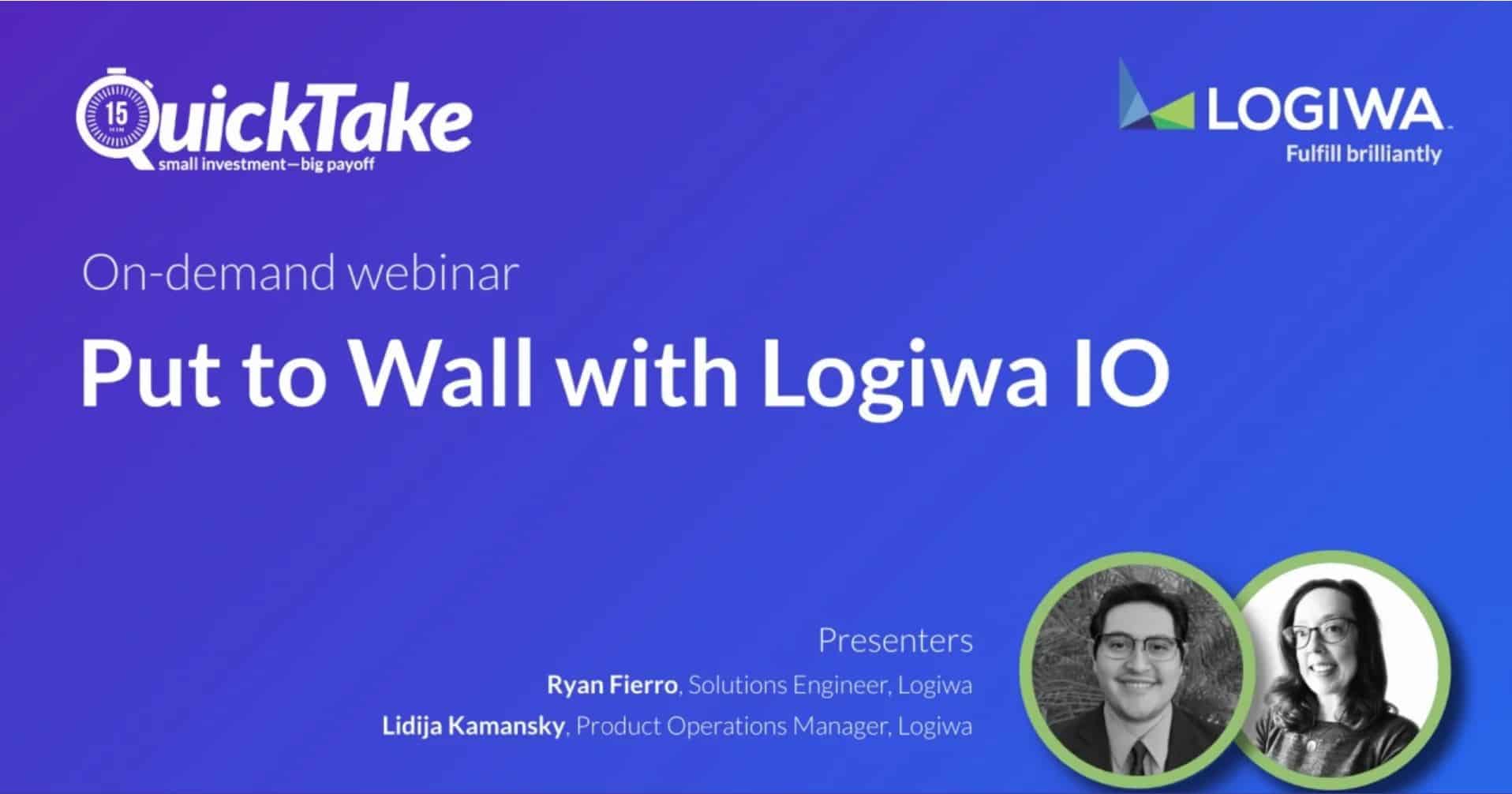 Put-to-Wall with Logiwa IO