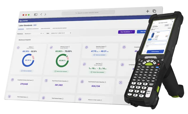 Logiwa IO – Computer and Scanner Screen