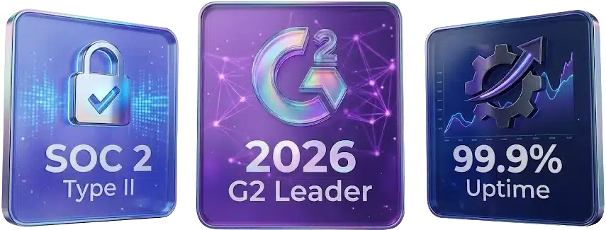 enterprise-wms-graphic-3d SOC 2 Type II - 2026 G2 Leader - 99% Uptime